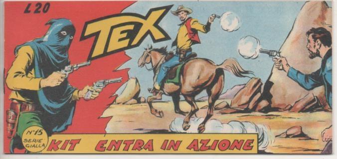 Comic E00428: Collana del Tex L20 nº 15 Serie Gialla. Kit Entra in Azione