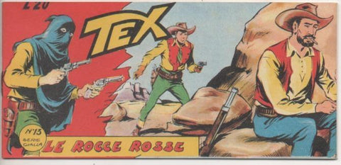 Comic E00426: Collana del Tex L20 nº 13 Serie Gialla. Le Recce Rosse
