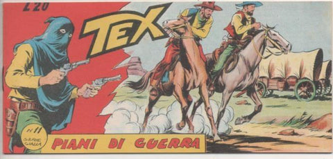 Comic E00424: Collana del Tex L20 nº 11 Serie Gialla. Piani di Guerra