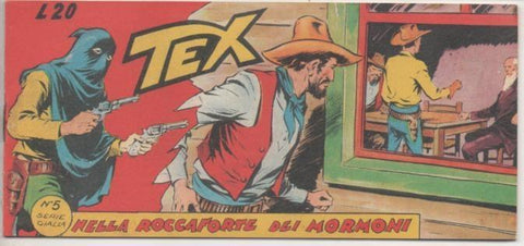 Comic E00418: Collana del Tex L20 nº 5 Serie Gialla. Nella Roccaforte dei Mormoni