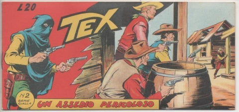 Comic E00415: Collada del Tex L20 nº 2 Serie Gialla. Un Assedio Pericoloso