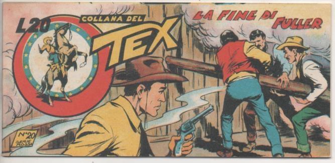 Comic E00409: Collada del Tex L20 nº 20 Serie Rossa. La Fine di Fuller