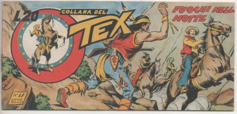 Comic E00406: Collada del Tex L20 nº 17 Serie Rossa. Fuochi Nell Notte
