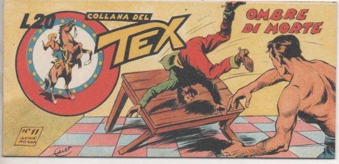 Comic E00400: Collada del Tex L20 nº 11 Serie Rossa. Ombre di Morte