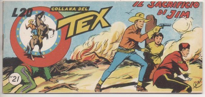 Comic E00089: Collana del Tex L20 nº 21. Il Sacrificio di Jim