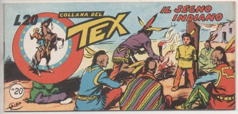 Comic E00088: Collana del Tex L20 nº 20. Il Segno Indiano