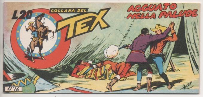 Comic E00084: Collana del Tex L 20 nº 16. Agguato nella Palude
