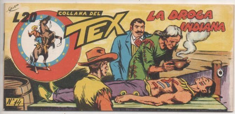 Comic E00082: Collana del Tex L20 nº 14. La Droga Indiana
