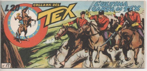Comic E00080: Collana del Tex L20 nº 12. L'Ultima Carta di Tex