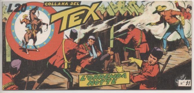Comic E00079: Collana del Tex L20 nº 11. L'Orrenda Notte