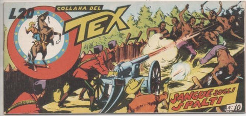 Comic E00078: Collana del Tex L20 nº 10. Sangue sugli Spalti
