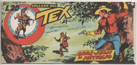 Comic E00072: Collana del Tex L20 nº 4 . Gros-Jean il Meticcio
