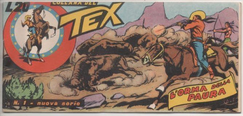Comic E00069: Collana del Tex L20 nº 1 Nova serie. L'Ombra della Paura