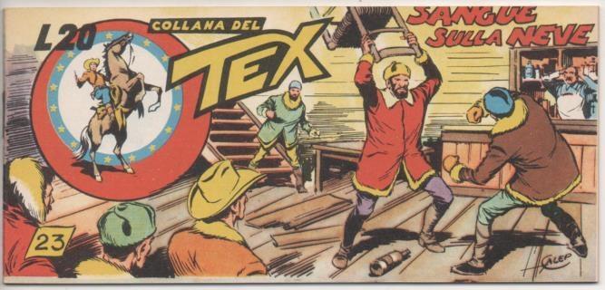 Comic E00091: Collana del Tex L20 nº 23. Sangue sulla Neve
