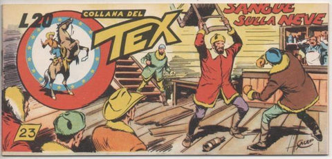 Comic E00091: Collana del Tex L20 nº 23. Sangue sulla Neve
