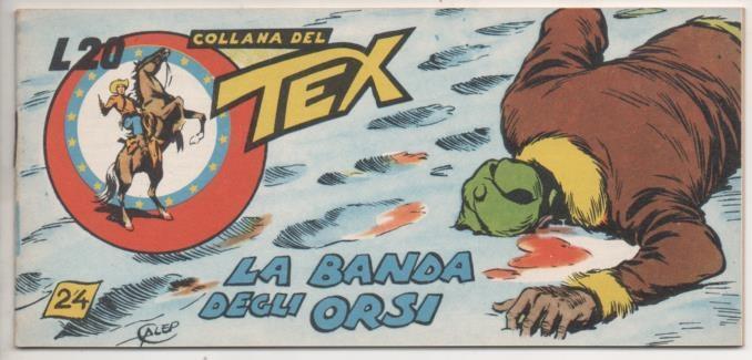 Comic E00092: Collana del TEx L20 nº 24. La Banda degli Orsi