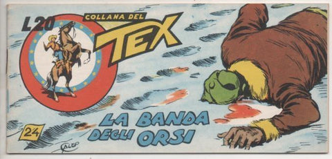 Comic E00092: Collana del TEx L20 nº 24. La Banda degli Orsi