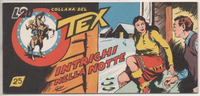 Comic E00093: Collana del Tex L20 nº 25. Intrighi nella Notte