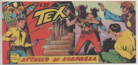 Comic E00120: Collana del Tex L20 nº 19 Serie Smeraldo. Attacco di Sorpresa