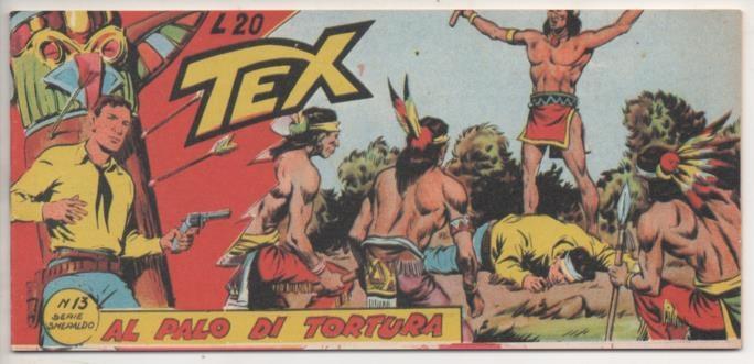 Comic E00114: Collana delTex L20 nº 13 Serie Smeraldo. Al Palo di Tortura