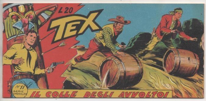 Comic E00112: Collana del Tex L20 nº 11 Serie Smeraldo. Il Colle Degli Avvoltoi