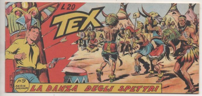 Comic E00110: Collana del Tex L20 nº 9 Serie Smeraldo. La Danza Degli Sperrti