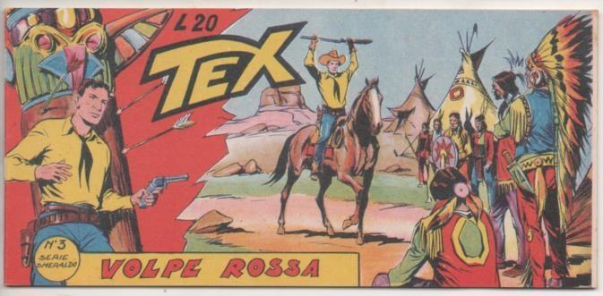 Comic E00104: Collana del Tex L20 nº 3 Serie Smeralco. Volpe Rossa