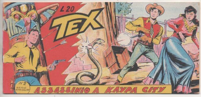 Comic E00103: Collana del Tex L20 nº 2 Serie Smeraldo. Assassinio a Kaypa City