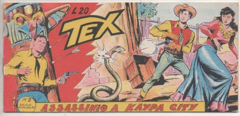 Comic E00103: Collana del Tex L20 nº 2 Serie Smeraldo. Assassinio a Kaypa City