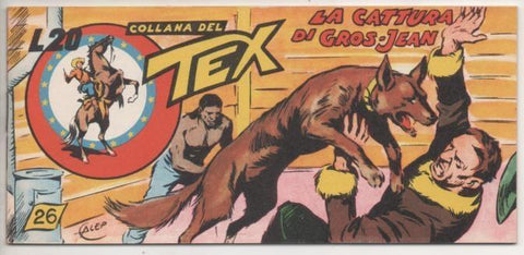 Comic E00094: Collana del Tex L20 nº 26. La Cattura di Gros-Jean