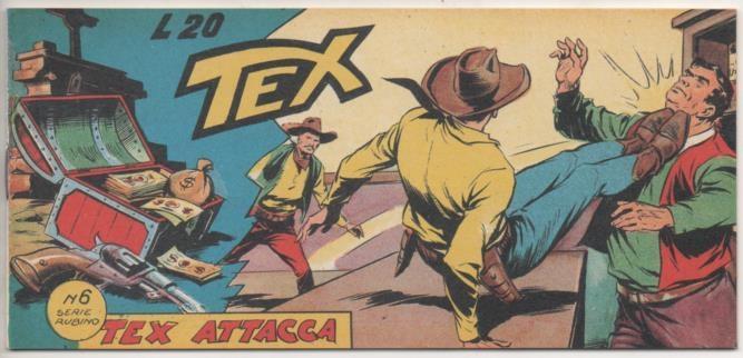Comic E00027: Tex L20 nº 6 Serie Rubino. Tex Attaca