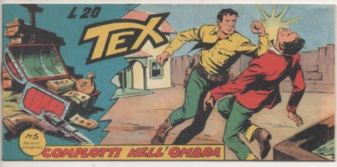 Comic E00026: Tex L20 nº 5 Serie Rubino. Complotti Nell'Ombra