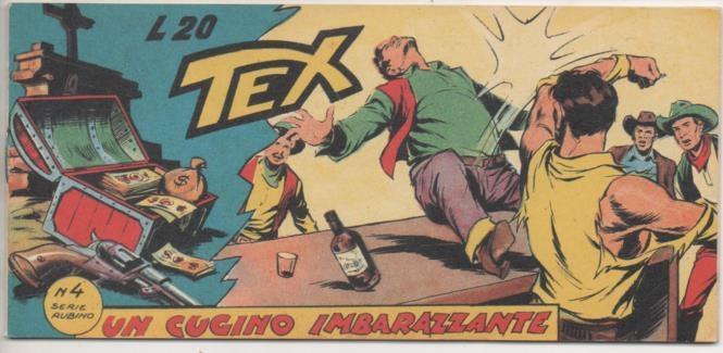 Comic E00025: Tex L20 nº 4 Serie Rubino. Un Cugino Imbarazzante