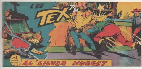 Comic E00024: Tex L20 nº 3 Serie Rubino. Çal "Silver Nugget