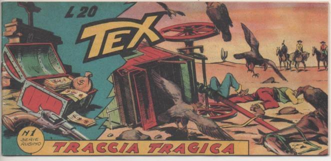 Comic E00022: Tex L20 nº 1 Serie Rubino. Traccia Tragica