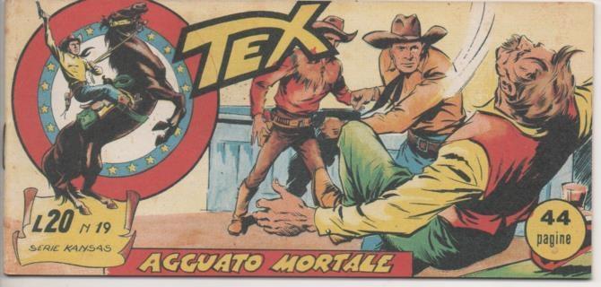 Comic E00019: Tex L20 nº 19 Serie Kansas. Agguato Mortale