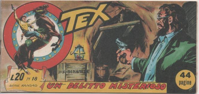 Comic E00018: Tex L20 nº 18 Serie Kansas. Un Delitto Misterioso