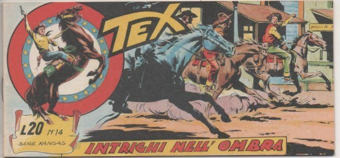 Comic E00014: Tex L20 nº 14 Serie Kansas, Intrighi Nel' Ombra