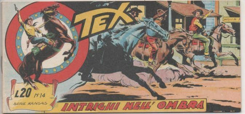 Comic E00014: Tex L20 nº 14 Serie Kansas, Intrighi Nel' Ombra