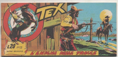 Comic E00012: Tex L20 nº 12 Serie Kansas, L'Enigma Delle Tracce