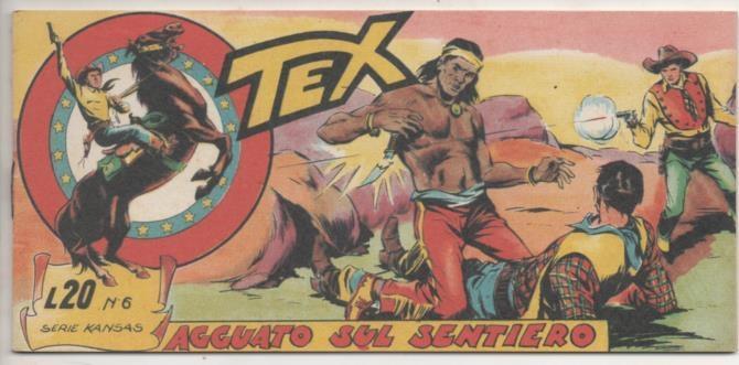 Comic E00006: Tex L20 nº 6 Serie Kansas, Agguato sul Sentiero