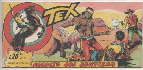 Comic E00006: Tex L20 nº 6 Serie Kansas, Agguato sul Sentiero