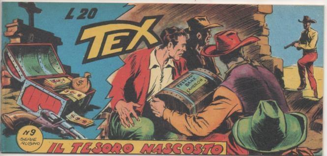 Comic E00030: Tex L20 nº 9 Serie Rubino. Il Tesoro Nascosto