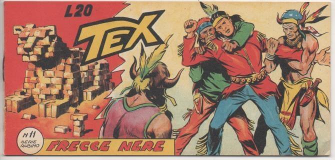Comic E00032: Tex L20 nº 11 Serie Rubino. Frecce Nere