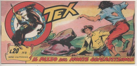 Comic E00047: Collana del Tex L20 nº 8 Serie California. Il Pazzo del Monte Superstizione