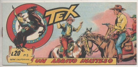 Comic E00044: Collana del Tex L20 nº 5 Serie California. Un Arrivo Inatteso