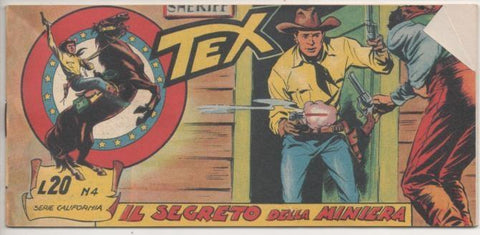 Comic E00043: Collana del Tex L20 nº 4 Serie California. Il Segreto della Miniera