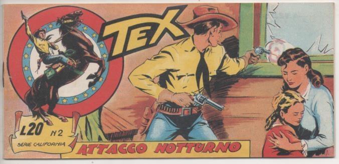 Comic E00041: Tex L20 nº 2 Serie California. Attacco Notturno