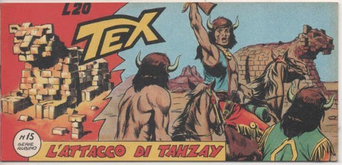 Comic E00036: Tex L20 nº 15 Serie Rubino. L'Atracco 1di Tahzay