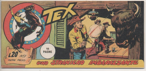 Comic E00490: Collana del Tex L20 nº 17 Serie Pecos. Uno Straniero Imbarazzante